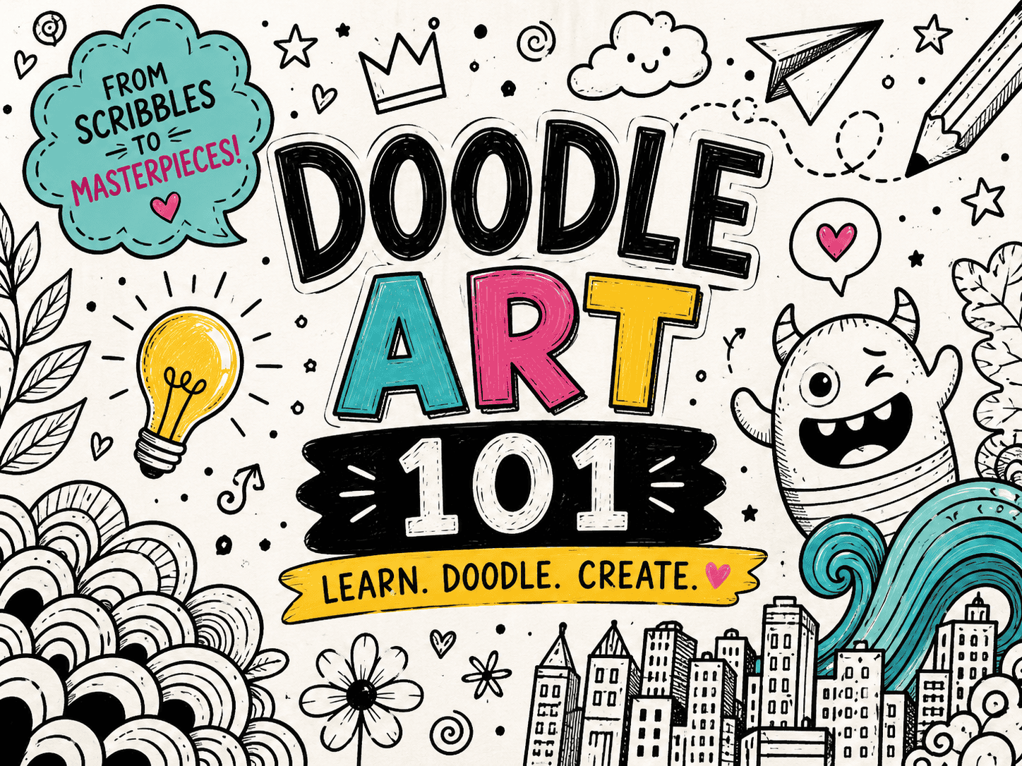 How doodle art will help you open up your mind?